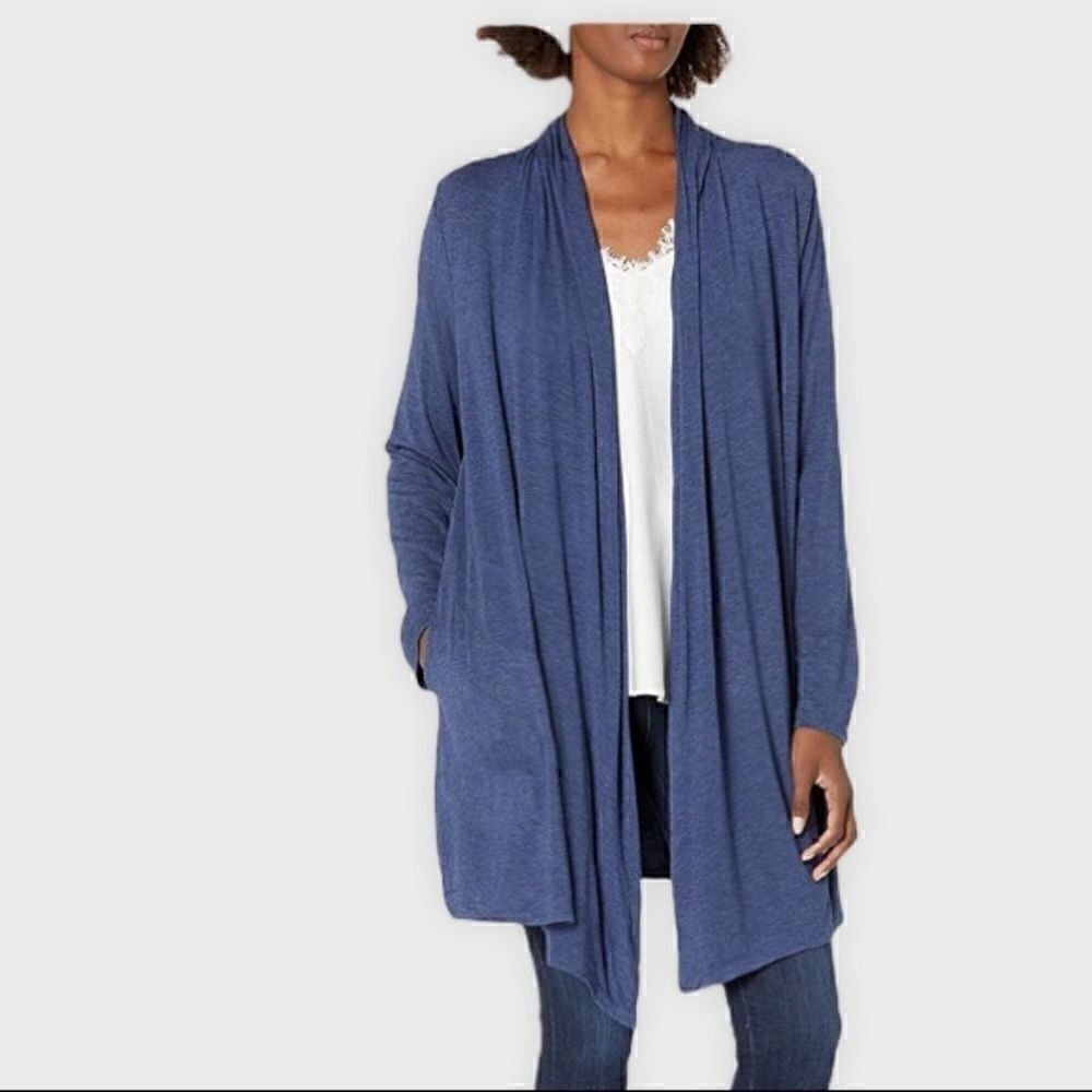Max Studio Woman’s Open front heathered cardigan S